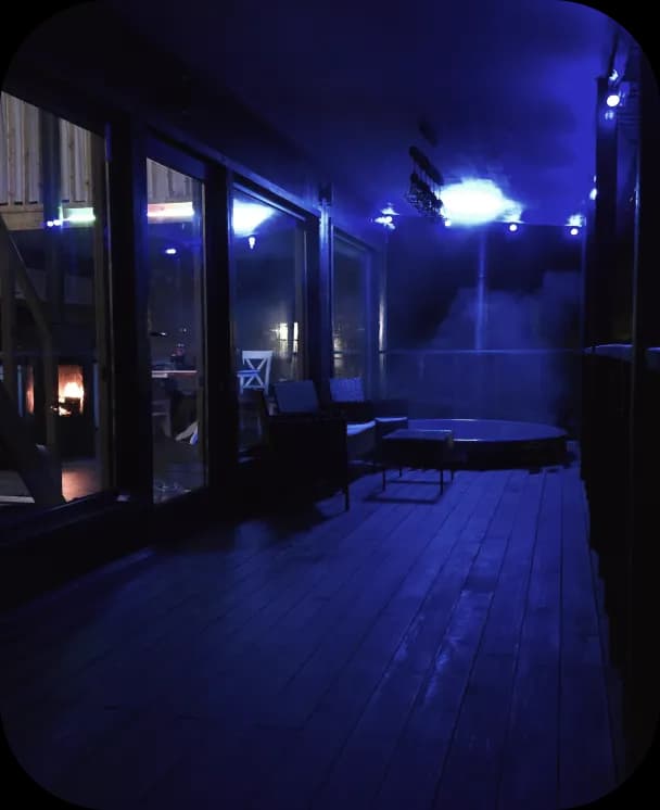 Простора тераса.